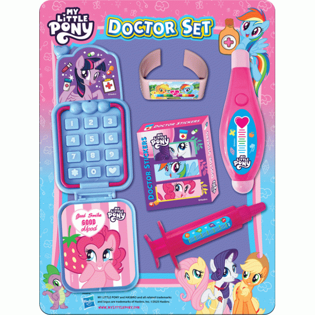 MY LITTLE PONY ระบายสีและตกแต่งภาพ NATURAL + ชุดคุณหมอ